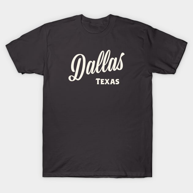 Dallas Texas T-Shirt by MrFranklin